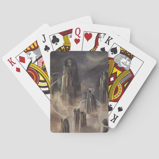 Die Soule des Berges (von Remedios Varo) Spielkarten (Rückseite)