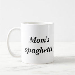 Die Spaghettis der Mama Kaffeetasse