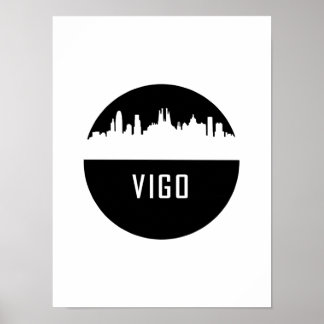 Die spanische Stadt Madrid in der Zeit nach der Ap Poster