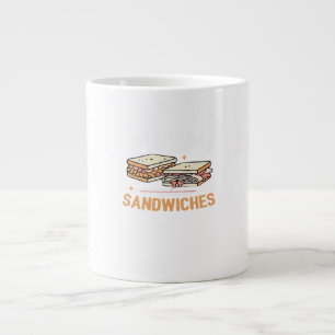 Die Speisen sind für Quitters Sandwiches wichtig Jumbo-Tasse