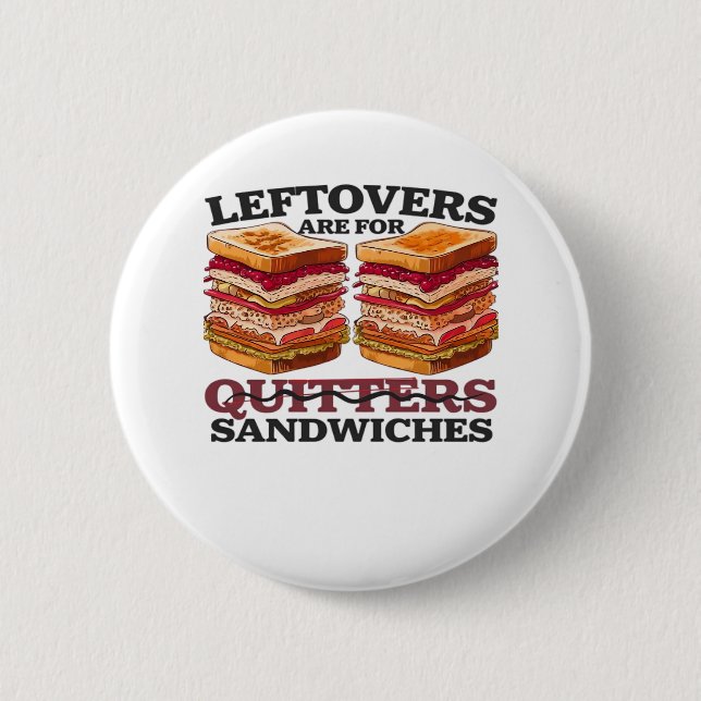 Die Speisen sind für Sandwiches unbedingt erforder Button (Vorderseite)