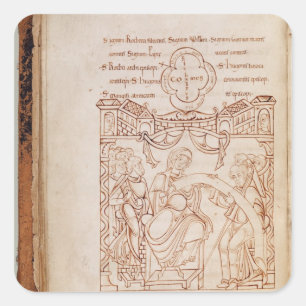 Die Spende an Gonnor Quadratischer Aufkleber