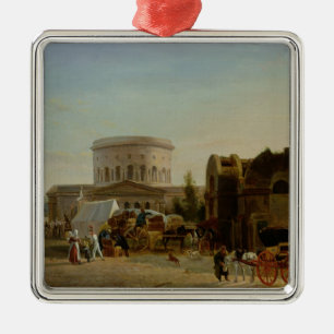 Die Sperre am La Villette Silbernes Ornament