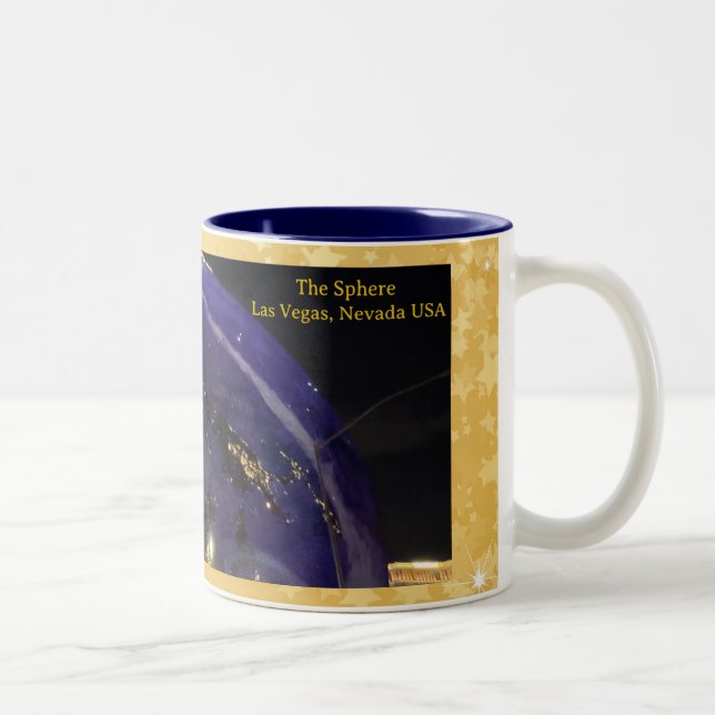 Die Sphere Las Vegas Zweifarbige Tasse (Rechts)