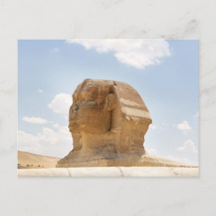 Die Sphinx Einladungspostkarte