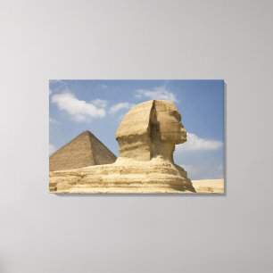 Die Sphinx, Giza, Al Jizah, Ägypten Leinwanddruck