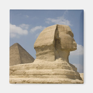 Die Sphinx, Giza, Al Jizah, Ägypten Magnet