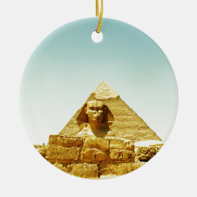 Die Sphinx Keramikornament (Vorne)