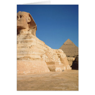 Die Sphinx und die Pyramide von Ghafre, Gizeh