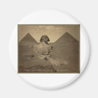 Die Sphinx und Pyramiden in Ägypten um 1867 Magnet