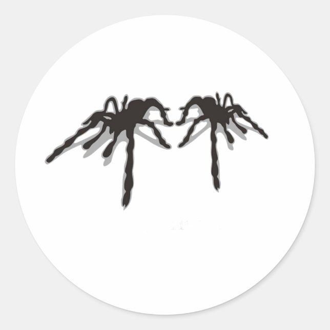 Die Spider 3d Runder Aufkleber (Vorderseite)
