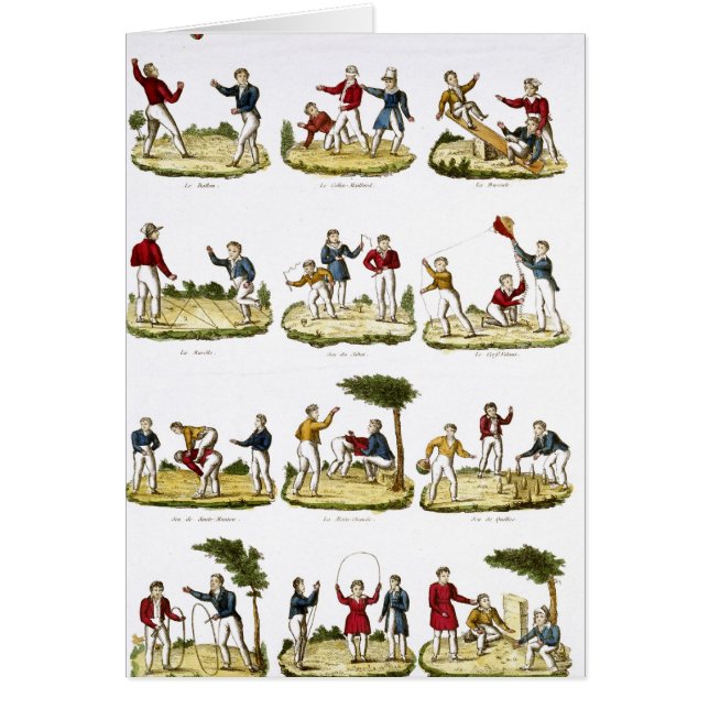 Die Spiele der Kinder, 1810 (Vorne)