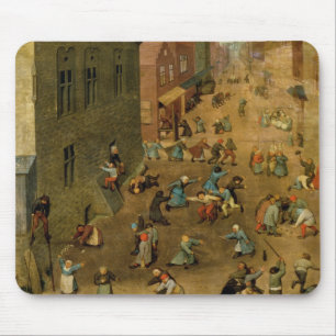 Die Spiele der Kinder: Detail der Spitzenrechter Mousepad