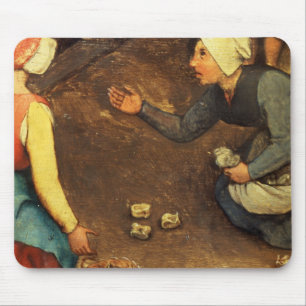 Die Spiele der Kinder: Detail eines Spielwerfens Mousepad