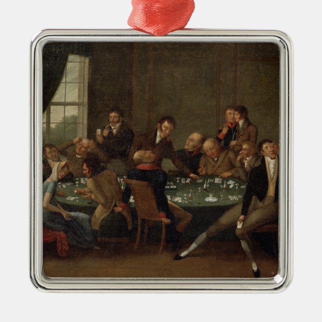 Die Spielhölle Ornament Aus Metall (Vorne)