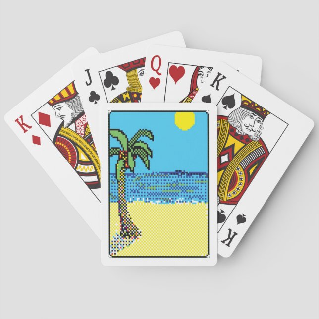 Die Spielkarte des ursprünglichen Solitaire (Rückseite)