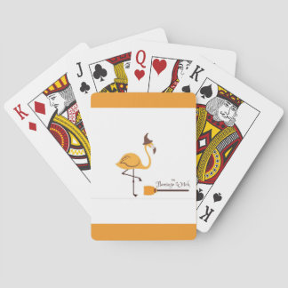 die Spielkarten des magischen Flamingos
