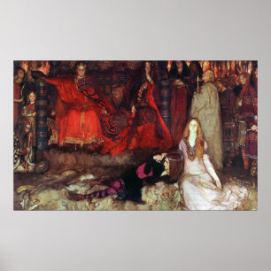 Die Spielszene in "Hamlet" Poster