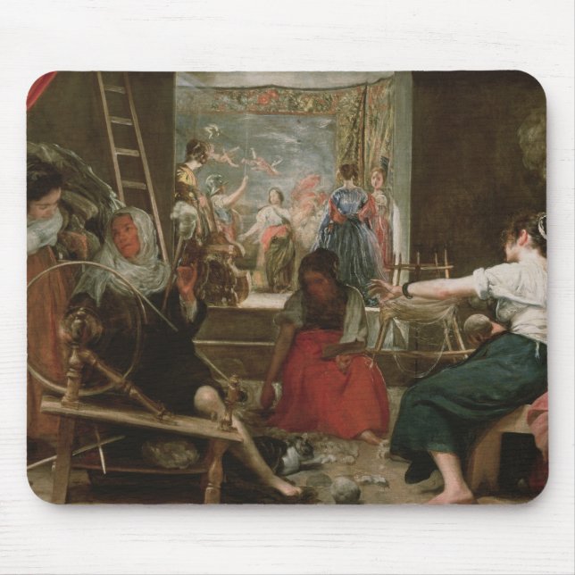 Die Spinner oder die Fabel von Arachne, 1657 Mousepad (Vorne)
