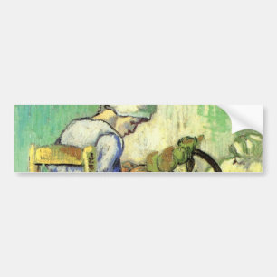 Die Spinner von Vincent van Gogh Autoaufkleber