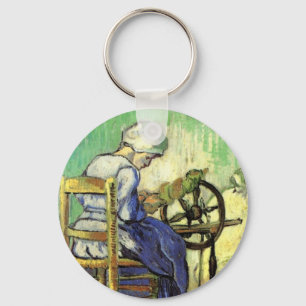 Die Spinner von Vincent van Gogh Schlüsselanhänger