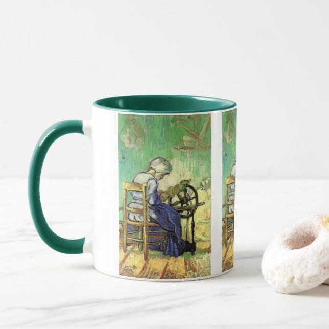 Die Spinner von Vincent van Gogh Tasse (Mit Donut)