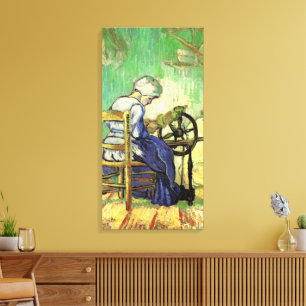 Die Spinnerin von Vincent van Gogh Leinwanddruck
