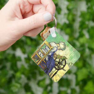 Die Spinnerin von Vincent van Gogh Schlüsselanhänger