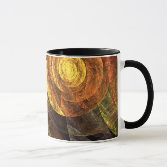 Die Spirale Leben-der abstrakten Kaffee-Tasse Tasse