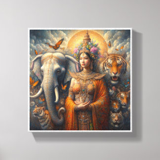 Die spirituelle Kunst Leinwanddruck