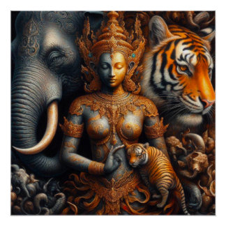 Die spirituelle Kunst Poster