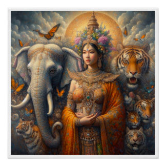 Die spirituelle Kunst Poster