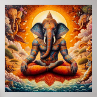 Die spirituelle Kunst Poster