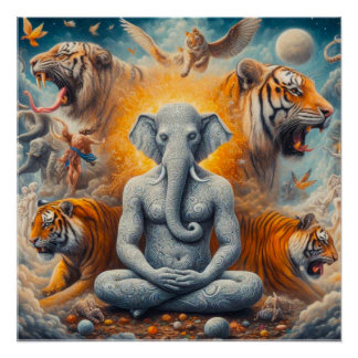 Die spirituelle Kunst Poster