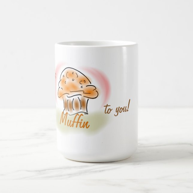 Die Spitze der Muffin-Tasse Kaffeetasse (Mittel)
