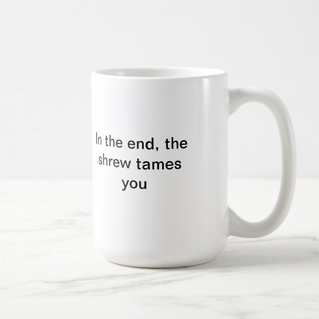 Die Spitzmaus zähmt Sie Kaffeetasse (Rechts)