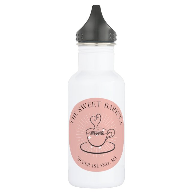 Die Sportflasche Sweet Barista Edelstahlflasche (Links)