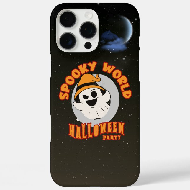 Die spöttische Welt von Halloween | iPhone 16 Pro Max Hülle (Rückseite)