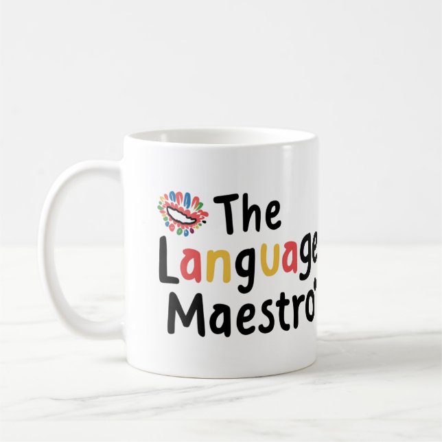 Die Sprache Maestro Kaffeetasse (Links)