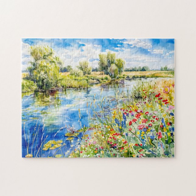 Die Springtime von Havel Havelland Watercolor Sty (Horizontal)