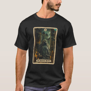 Die Spuk Hermit-Hermit-Halloween-Tarot-Karte T-Shirt