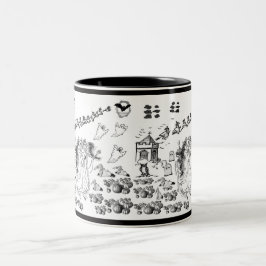Die Spuk Zeremonie - Zweifarbige Tasse