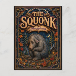 Die Squonk Pennsylvania Popcut Legenden Postkarte