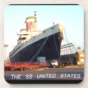 Die SS United States Ocean Liner Getränkeuntersetzer