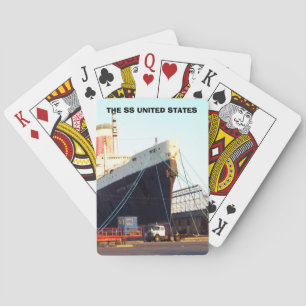 Die SS United States Ocean Liner Spielkarten