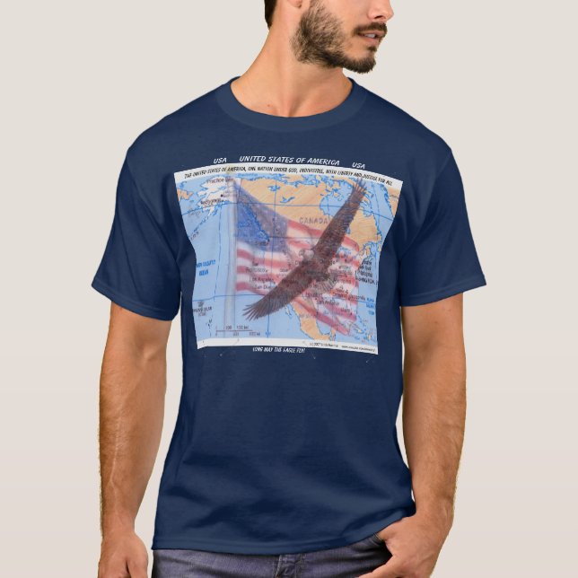 DIE STAAT-T - SHIRT DER MÄNNER (Vorderseite)