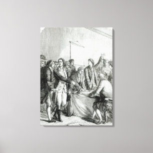 Die Staat-Unabhängigkeitserklärung Leinwanddruck