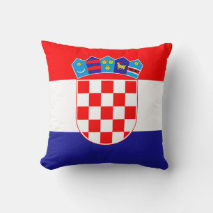 Die Staatsflagge von Kroatien Zastava Hrvatske Kissen