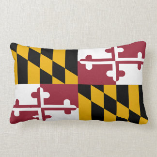 Die Staatsflagge von Maryland Lendenkissen