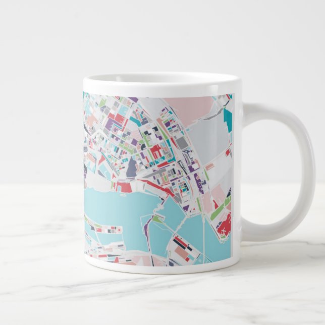 Die Stadt Amsterdam Jumbo-Tasse (Rechts)